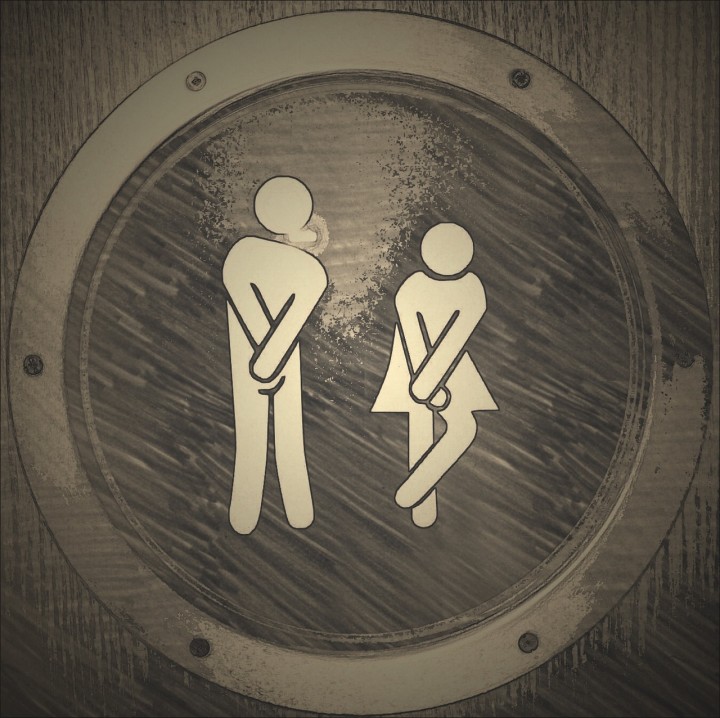 kobieta i męzczyzna- znak na toalecie